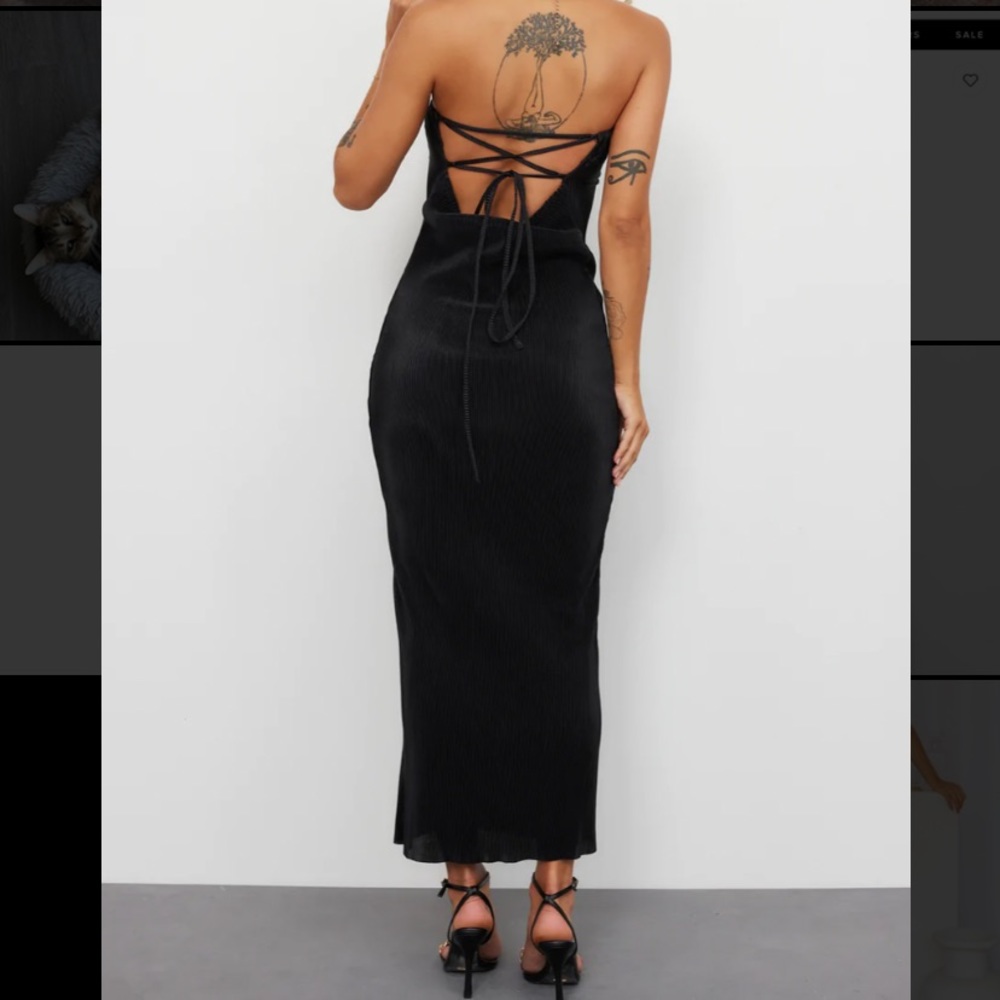 NWT hello molly strapless dress